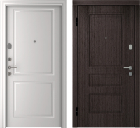 Входная дверь Belwooddoors Модель 5 210x90 левая (венге дорато/альта эмаль белый) - 