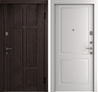 Входная дверь Belwooddoors Модель 6 210x100 правая (венге дорато/альта эмаль белый) - 