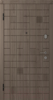 Входная дверь Belwooddoors Модель 1 210x100 левая (дуб галифакс/палаццо 2 эмаль белый)