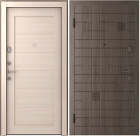 Входная дверь Belwooddoors Модель 1 210x90 левая (дуб галифакс/мирелла шамбор) - 