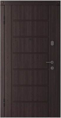 Входная дверь Belwooddoors Модель 2 210x90 левая (венге дорато/мирелла шамбор)