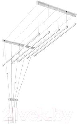 Сушилка для белья Familia Потолочная 5x200 / FAM-5200 (белый)
