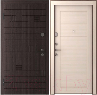 Входная дверь Belwooddoors Модель 1 210x100 левая (венге дорато/мирелла шамбор)