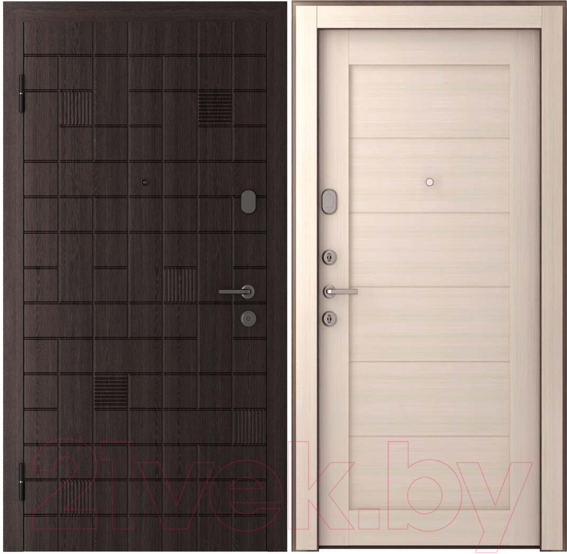 Входная дверь Belwooddoors Модель 1 210x90 левая