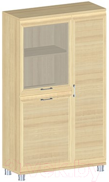 

Шкаф с витриной Лером, Мелисса ШК-2883-АС