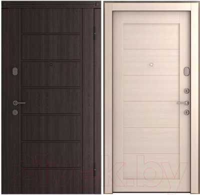 Входная дверь Belwooddoors Модель 2 210x100 правая (венге дорато/мирелла шамбор)