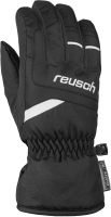 Перчатки лыжные Reusch Bennet R-Tex XT Junior / 6061206 7701 (р-р 5, черный/белый) - 