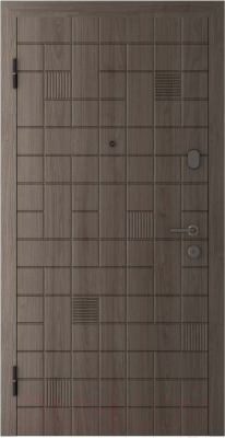 Входная дверь Belwooddoors Модель 1 210x100 левая (дуб галифакс/альта эмаль белый)