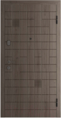 Входная дверь Belwooddoors Модель 1 210x100 правая (дуб галифакс/альта эмаль белый)