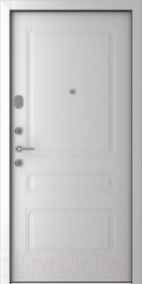 Входная дверь Belwooddoors Модель 1 210x90 левая (дуб галифакс/роялти эмаль белый)