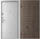Входная дверь Belwooddoors Модель 1 210x90 левая (дуб галифакс/роялти эмаль белый) - 