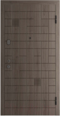 Входная дверь Belwooddoors Модель 1 210x100 правая (дуб галифакс/роялти эмаль белый)