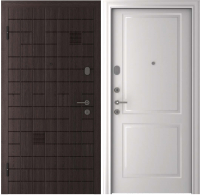 Входная дверь Belwooddoors Модель 1 210x100 левая (венге дорато/альта эмаль белый) - 