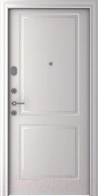 Входная дверь Belwooddoors Модель 1 210x90 левая (дуб галифакс/альта эмаль белый)
