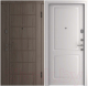 Входная дверь Belwooddoors Модель 2 210x100 правая (дуб галифакс/альта эмаль белый) - 