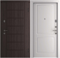 Входная дверь Belwooddoors Модель 2 210x90 правая (венге дорато/альта эмаль белый) - 