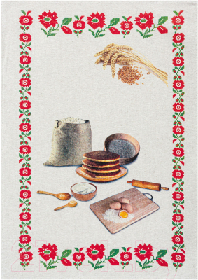 

Полотенце Беларускі лён, 50x70 17С336-ШР/п.р.