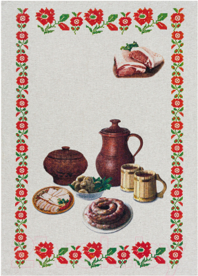 

Полотенце Беларускі лён, 50x70 17С336-ШР/п.р.