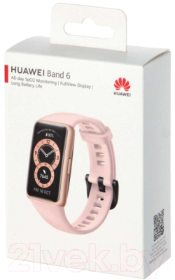Фитнес-браслет Huawei Band 6 FRA-B19 (розовая сакура)