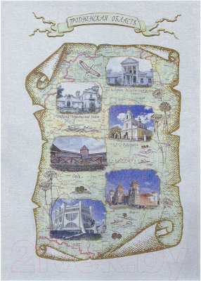 

Полотенце Беларускі лён, 50x70 17С336-ШР/п.р.