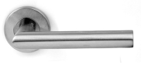 Ручка дверная Apecs H-0204-INOX (нержавеющая сталь) - 
