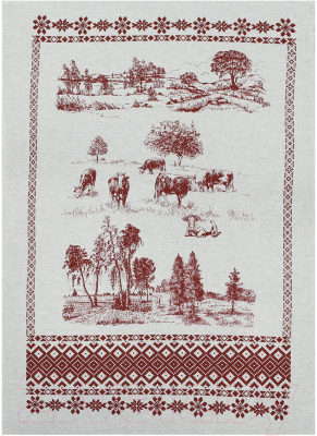 

Полотенце Беларускі лён, 50x70 17С336-ШР/п.р.