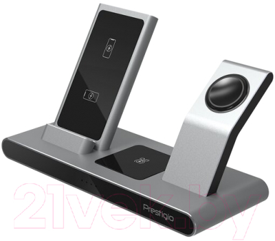 

Зарядное устройство беспроводное Prestigio, Серебристый, ReVolt A7 / PCS107A-BK