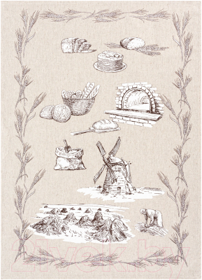 

Полотенце Беларускі лён, 50x70 17С336-ШР/п.р.