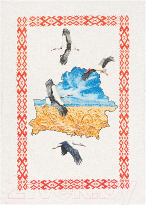 

Полотенце Беларускі лён, 50x70 17С336-ШР/п.р.