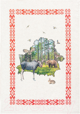

Полотенце Беларускі лён, 50x70 17С336-ШР/п.р.