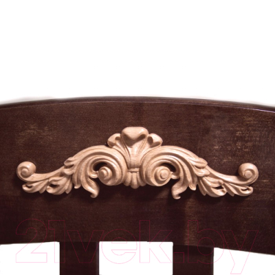 Накладка декоративная для мебели Красная звезда №53 Пальметта (Э01, слоновая кость)