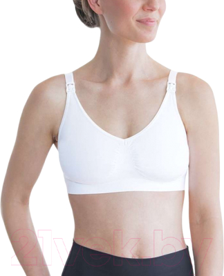 Изображение товара Бюстгальтер послеродовой Medela Maternity&Nursing Bra (L, белый)