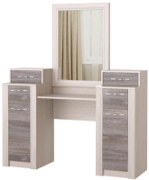 Туалетный столик с зеркалом Памир Октава (дуб клабхаус серый) - 
