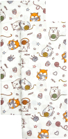 

Набор пеленок детских Amarobaby, Emotion Котик с клубком / AB2156EKsk/00