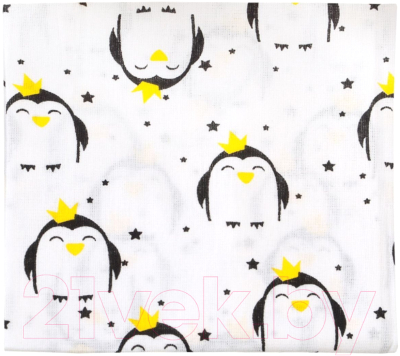 Наволочка для малышей Amarobaby Пингвины / AMARO-5002-Pi