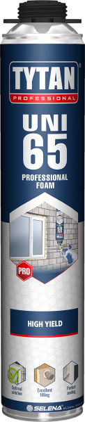 Пена монтажная Tytan Professional UNI 65 (750мл)