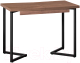 Обеденный стол Millwood Лофт Лондон Л 110-150x70x76 (дуб табачный Craft/металл черный) - 