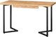 Обеденный стол Millwood Лофт Лондон Л 120-160x80x76 (дуб золотой Craft/металл черный) - 