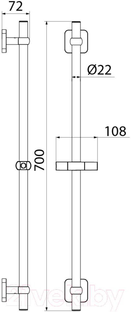 Душевая стойка Iddis Bild BIL7000i17