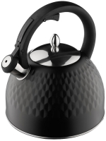 Чайник со свистком Катунь КТ-145 (гранит черный) - 