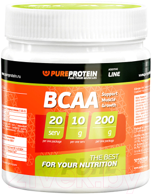 

Аминокислоты BCAA Pureprotein, Апельсин