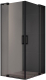 Душевой уголок Cezares SLIDER-AH-2-70/80-90/100-BR-NERO - 