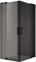 

Душевой уголок, SLIDER-AH-2-80/90-90/100-BR-NERO