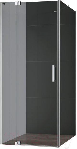 Душевой уголок Cezares SLIDER-AH-1-100-70/80-GRIGIO-Cr