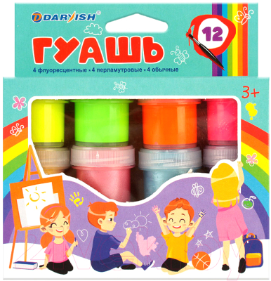 

Гуашь Darvish, Ассорти, DV-13092