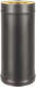 Труба дымохода Везувий 0.8мм д.115x200 L-0.5м (черный) - 