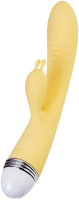 Вибратор ToyFa Aster с клиторальным стимулятором / 457701 (желтый) - 