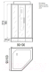 Миниатюра изображения товара Душевая кабина RIVER Penta 90x90 Б/К