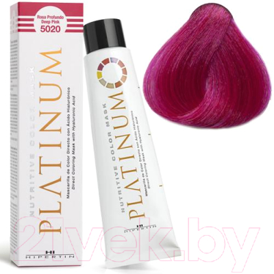 

Тонирующая маска для волос Hipertin, Розовый, Nutritive Color Mask Platinum