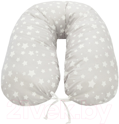 Подушка для беременных Amarobaby Звездочка / AMARO-4001-ZvS (серый)